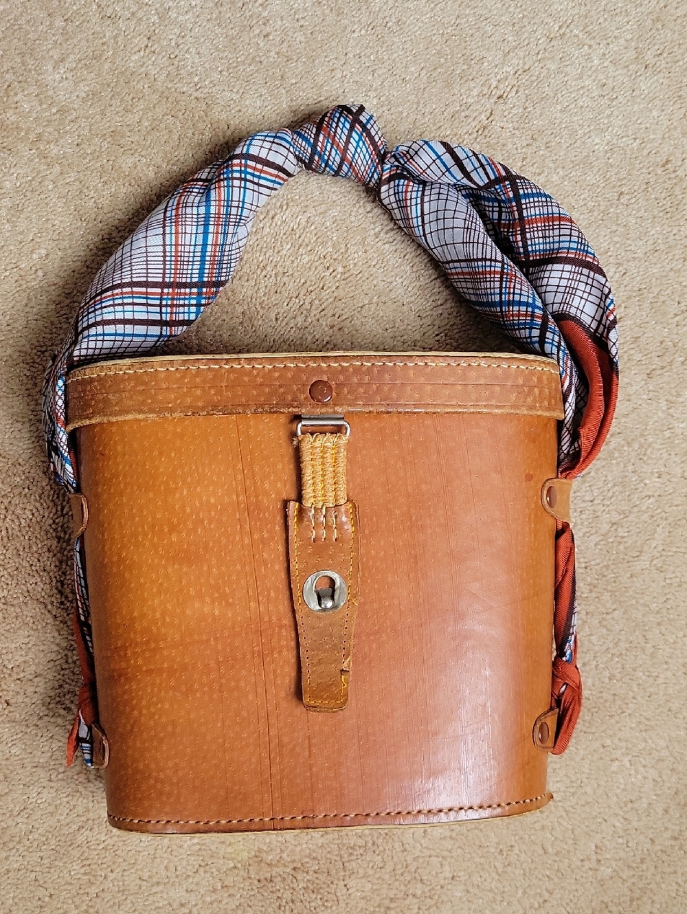Vintage 1930s/1940s Upcycled Leather Binocular Bag